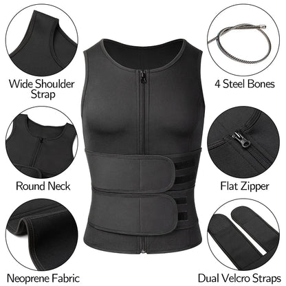 Men Body Shaper Waist Trainer