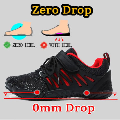 Barefoot Shoes Men Zero Drop Shoes Men Toe Shoes for Men Minimalist Shoes for Men Mens Barefoot Shoes Mens Workout Shoes Men's Cross-Trainer Mens Athletic Hiking Water Shoes 12.5 Grey