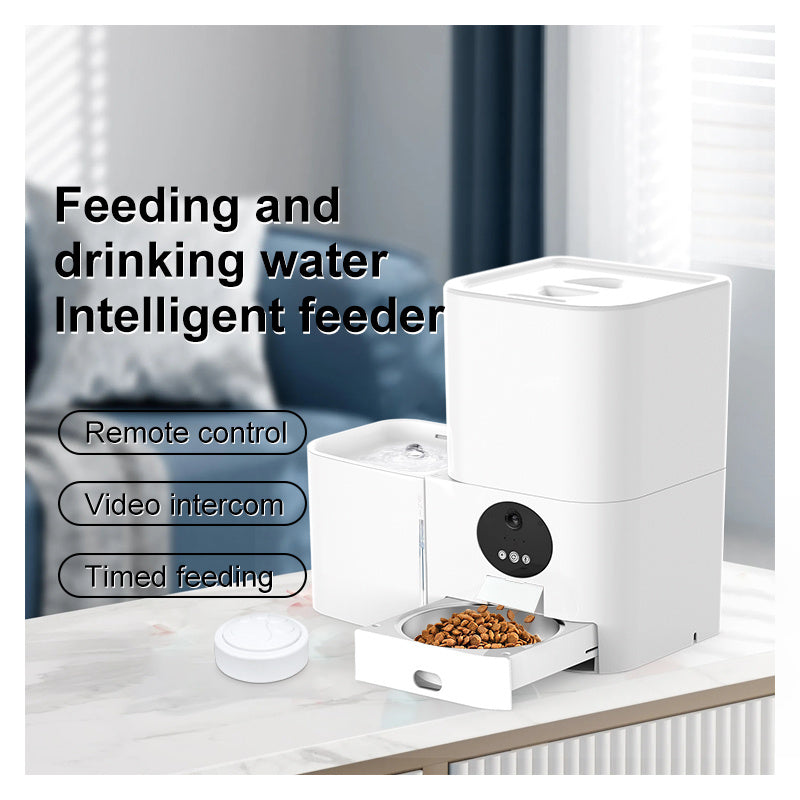 Smart Wifi Food And Water Two-in-one Electric Pet Feeder