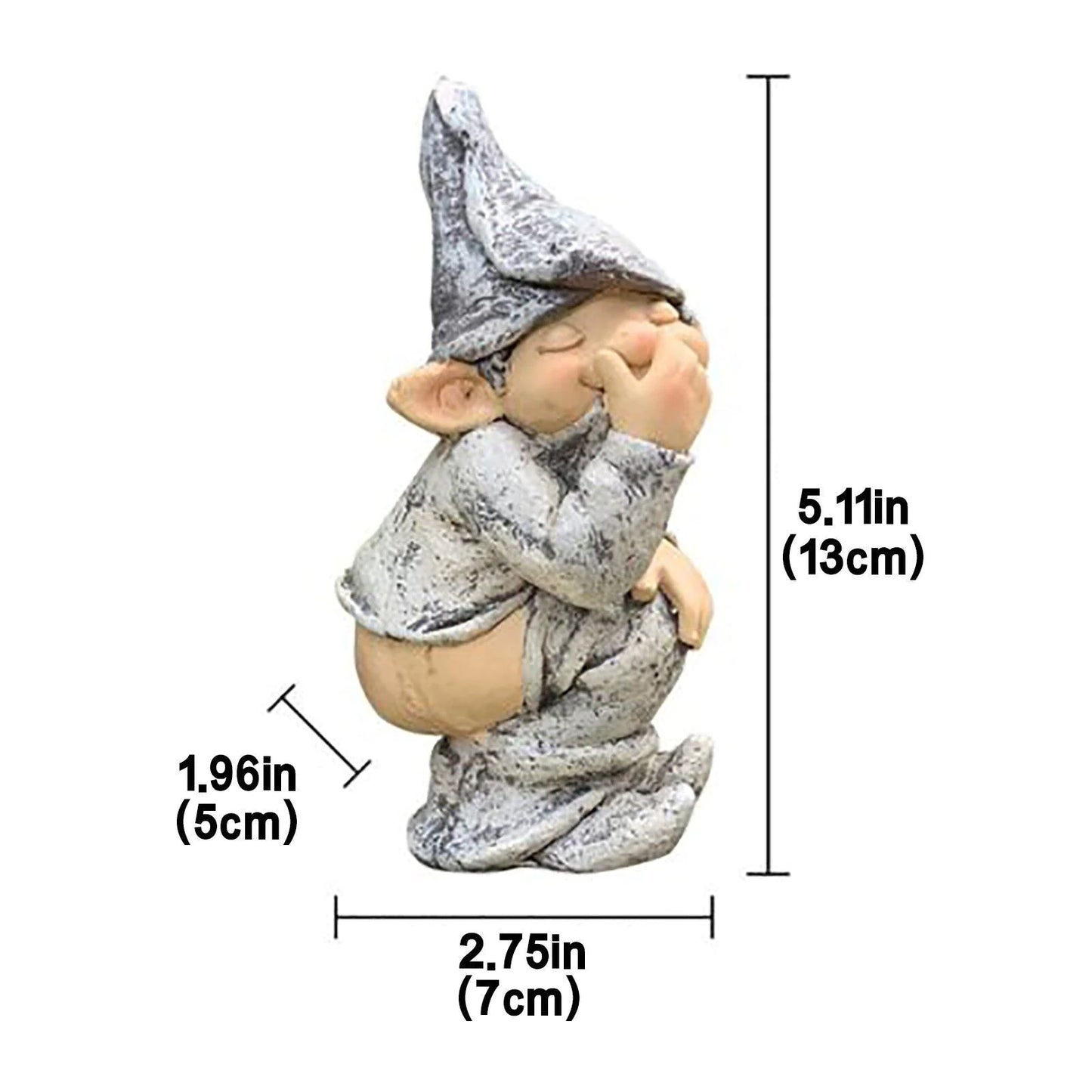 Naughty Gnome Miniature Figurine