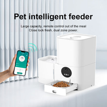 Smart Wifi Food And Water Two-in-one Electric Pet Feeder