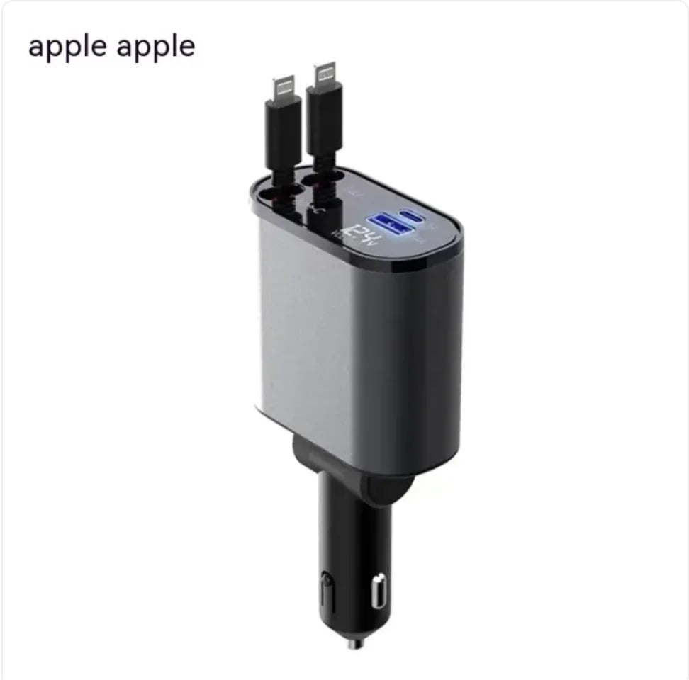 Digital Display USB Charging Cigarette Lighter Adapter