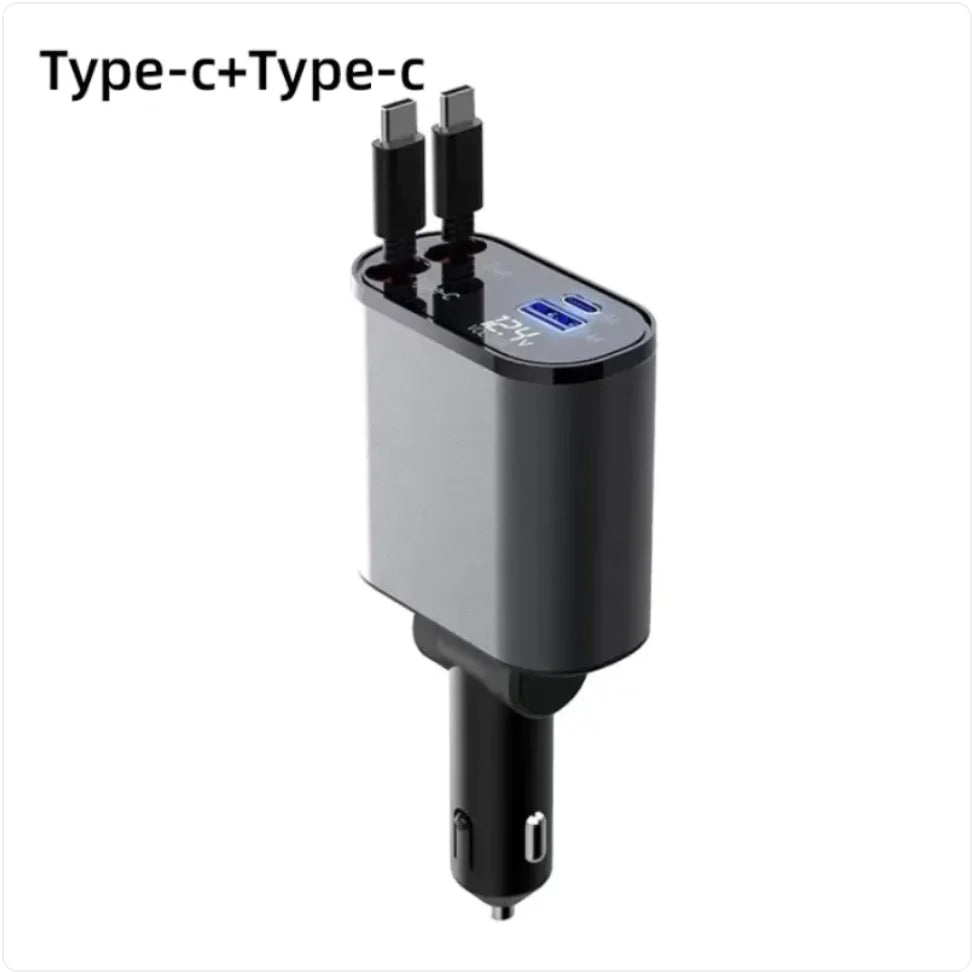 Digital Display USB Charging Cigarette Lighter Adapter