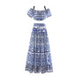 Women Designer Summer Midi Dress