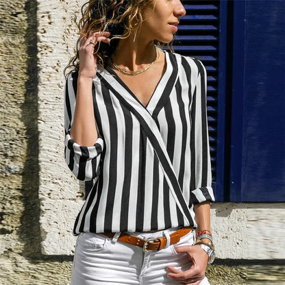 Striped Blouse For Women